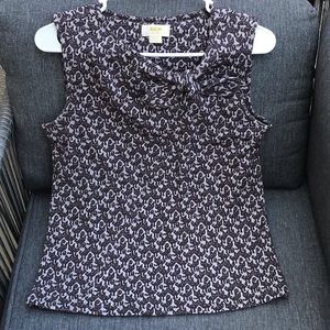 Maeve Anthropologie Small Black Cat Tank